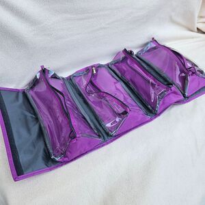 JM New York Cosmetic Roll-up Bag